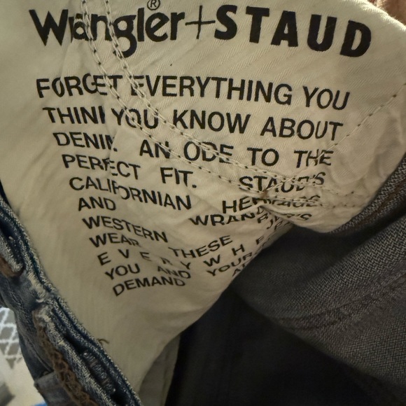 NWOT Staud x Wrangler collab loose fit jeans - Picture 8 of 8
